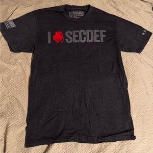 Black Rifle Coffee Co.  'I ❤ SECDEF' Graphic Crewneck Tee Mens M